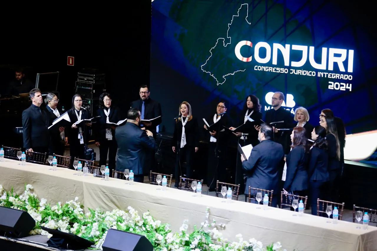 Coral da CAAPR e da OAB Paraná participa da abertura do XVI Congresso Jurídico Integrado 2024, em Maringá